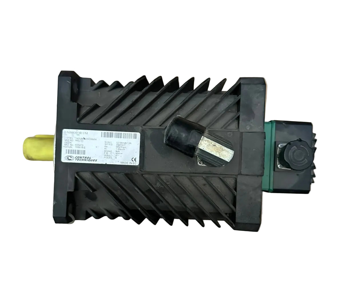 Control Techniques Unimotor UM 142UMB300CAAAA Servo Motor 3000 RPM 12.5 Nm
