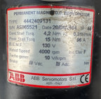 ABB 4442409131 Permanent Magnet DC Servomotor 4000 RPM 130V