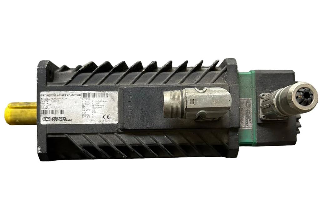 Control Techniques 75UMC300CACAA Brushless AC Servo Motor 3000 RPM 3.1 Nm
