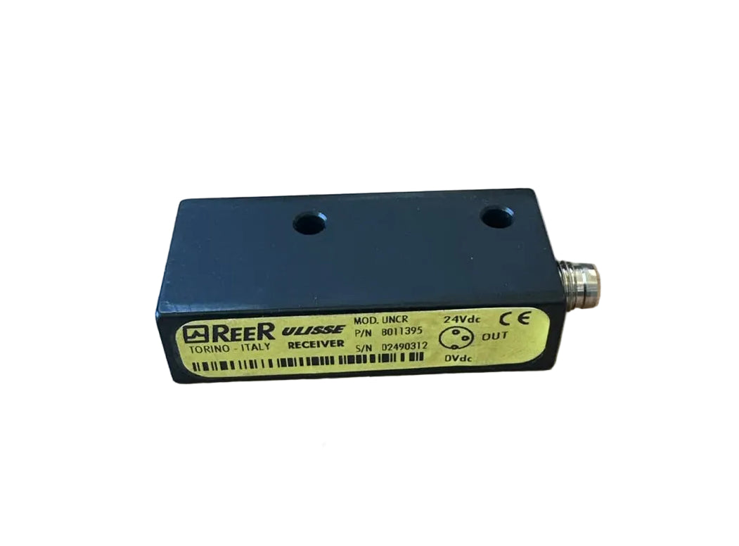 Reer Ulisse UNCE Emitter & 2× UNCR Receivers 24VDC P/N 801139401 / 8011395