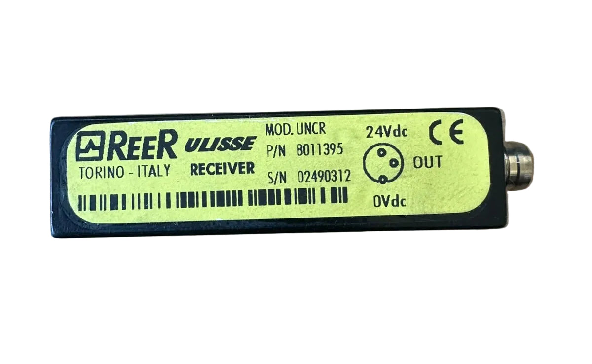 Reer Ulisse UNCE Emitter & 2× UNCR Receivers 24VDC P/N 801139401 / 8011395
