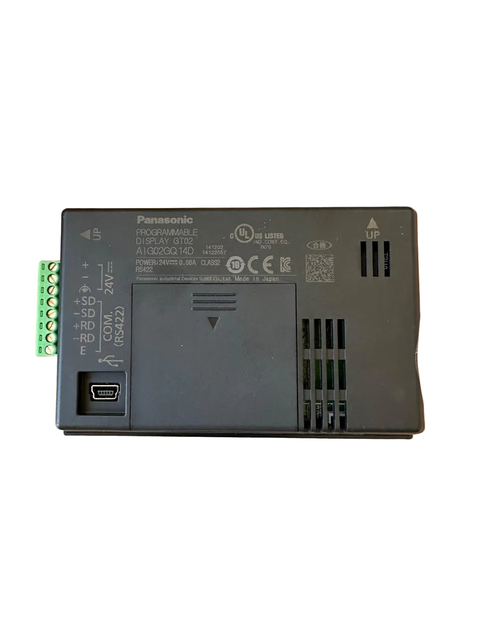 Panasonic GT02 Programmable Display AIG02GQ14D