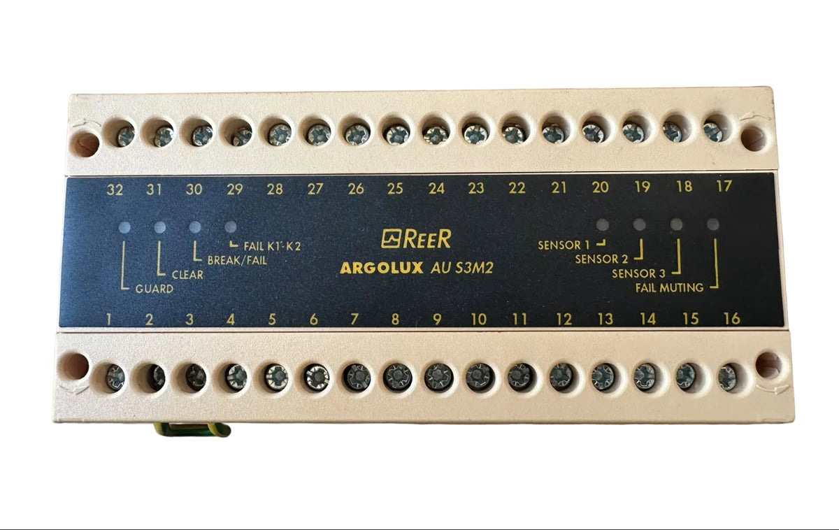 Reer Argolux AS AU S3M2 Safety Light Curtain Control Unit P/N 8011499