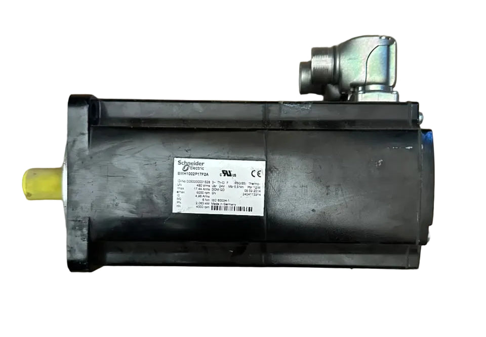 Schneider Electric BMH1002P17F2A AC Servo Motor 480V 4000 RPM 5.5 Nm with 24V Brake