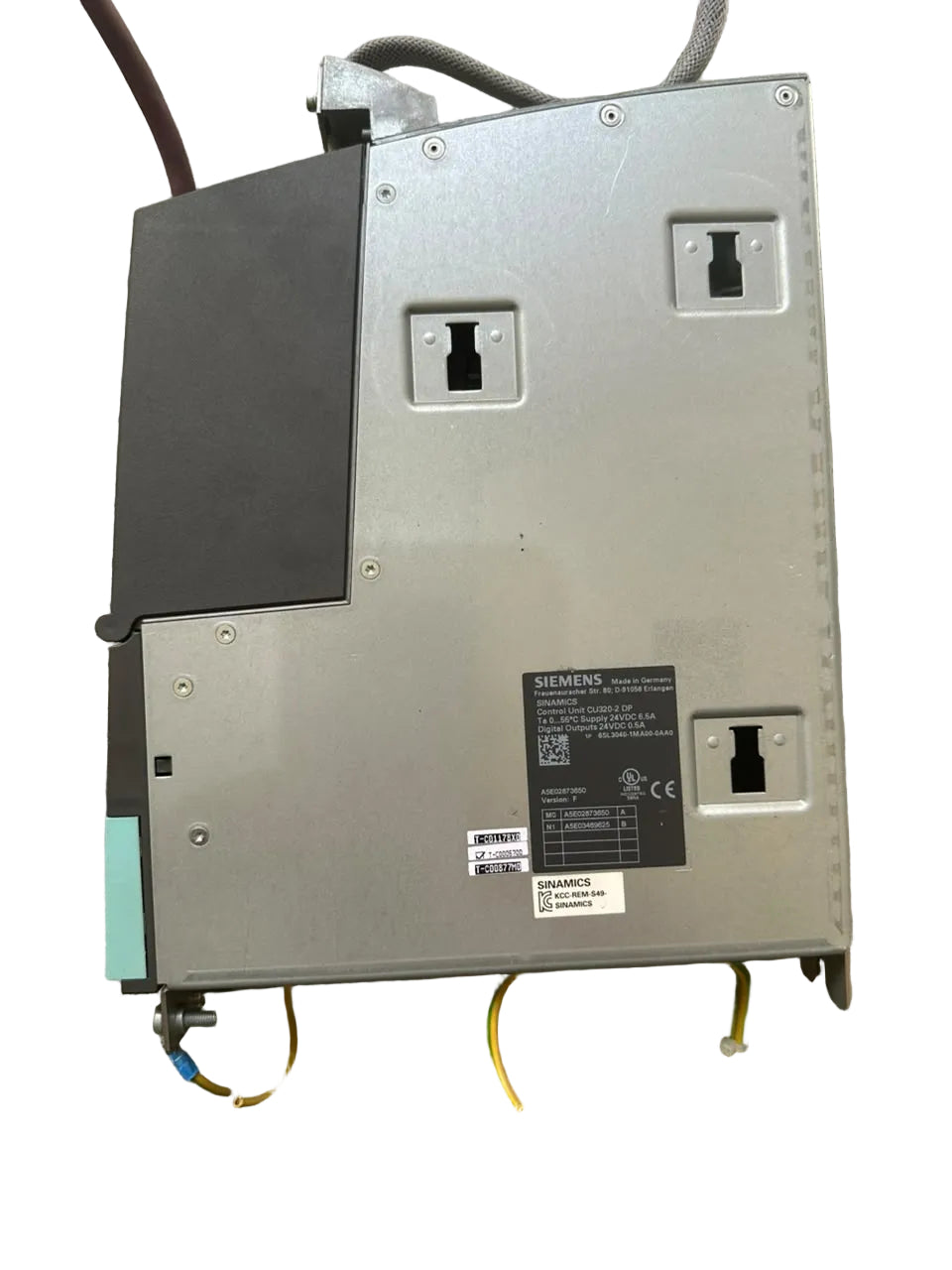 Siemens SINAMICS 6SL3040-1MA00-0AA0 CU320-2 DP Control Unit 24VDC 6.5A