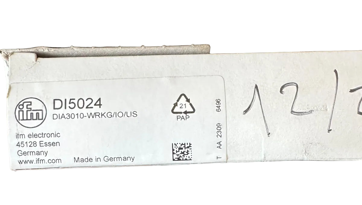 IFM DI5024 DIA3010-WRKG/IO/US Speed Monitoring Sensor