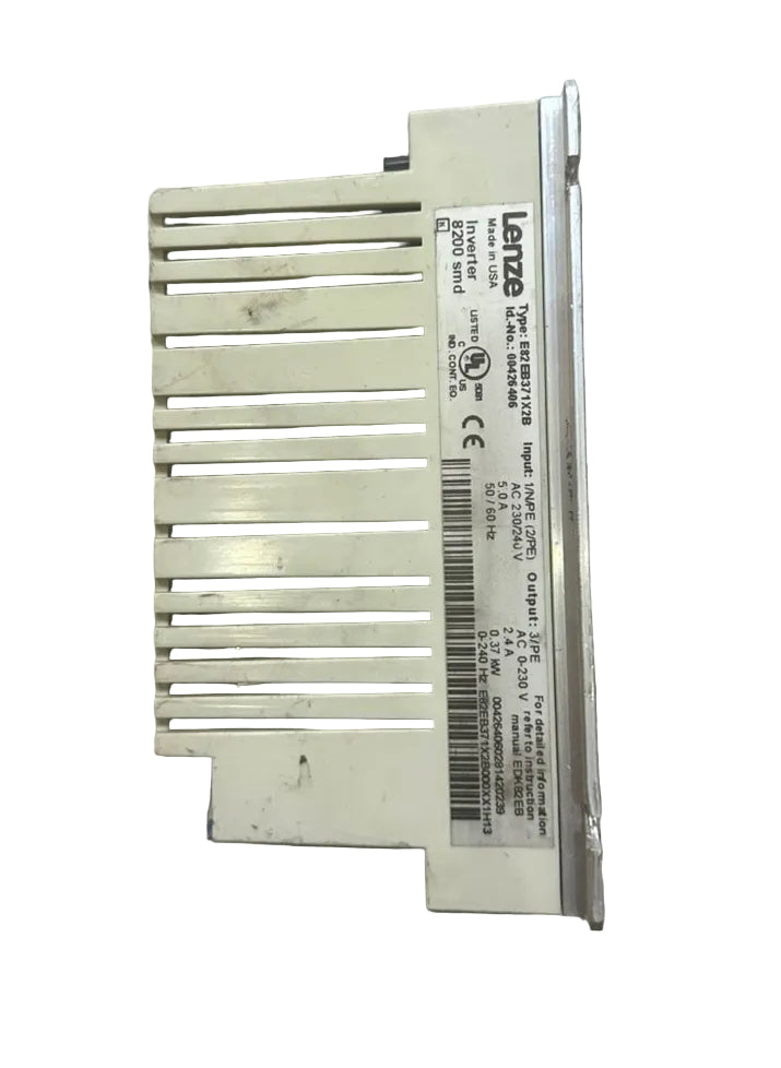 Lenze E82EB371X2B 8200 SMD Frequency Inverter 0.37kW 230V Variable Speed Drive