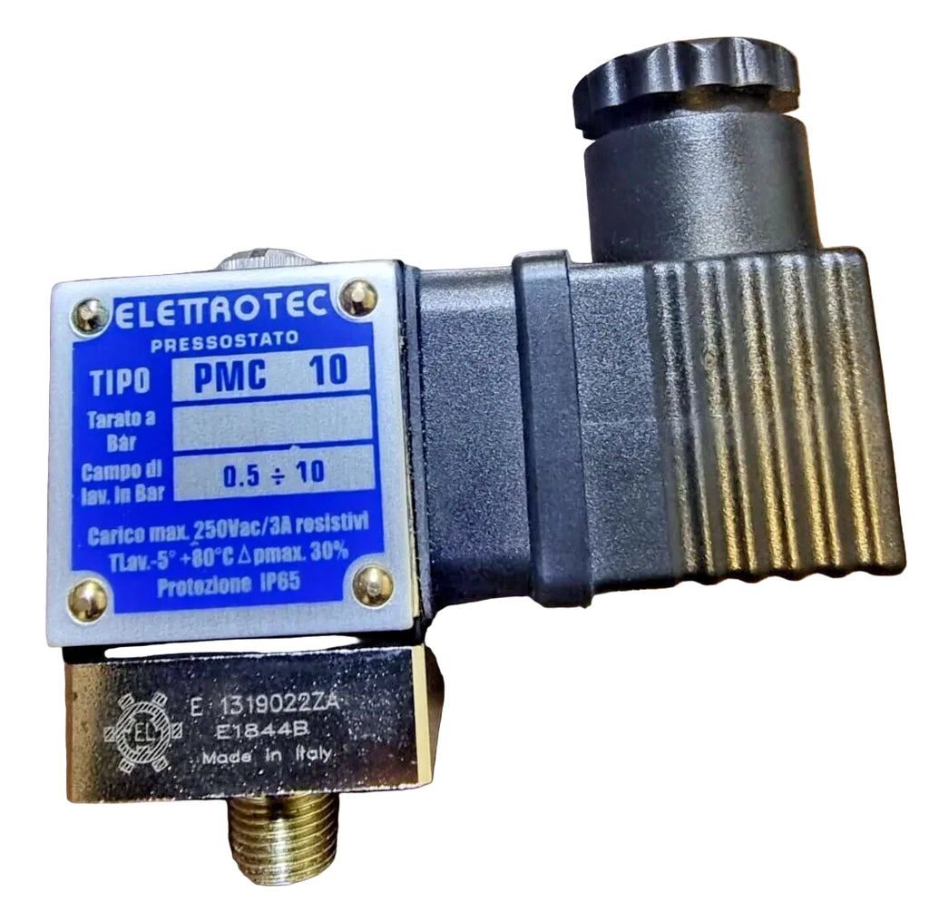 Elettrotec PMC 10 Pressure Switch 0.5–10 Bar IP65 – Made in Italy