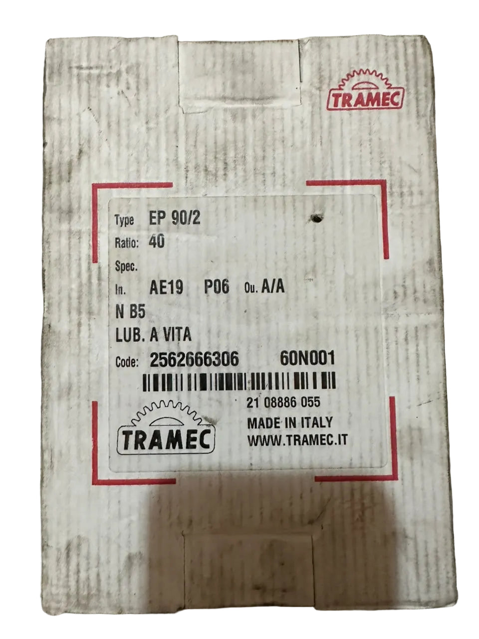 Tramec EP 90/2 Inline Planetary Gearbox Ratio 40:1 AE19 B5