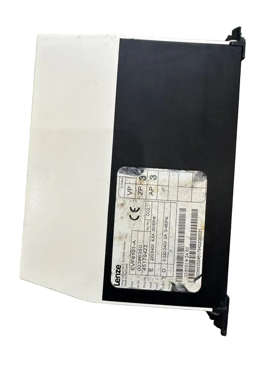 Lenze EVF8101-A 220/240V AC Frequency Inverter Drive 0–480Hz
