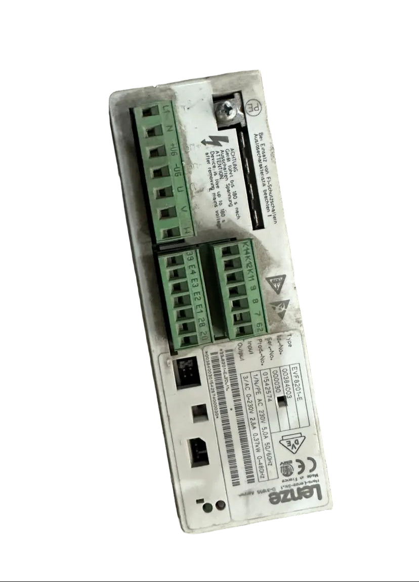 Lenze EVF8201-E AC Frequency Inverter Drive 0.37kW 230V Single Phase Input VFD