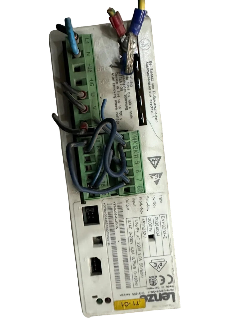 Lenze EVF8202-E AC Frequency Inverter Drive 0.75kW 230V Single Phase Input