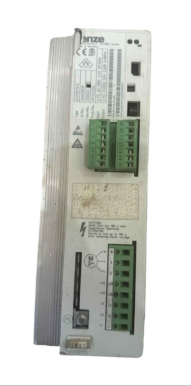 Lenze EVF8213-E AC Frequency Inverter Drive 2.2kW 400V 5.5A VFD Made in Germany
