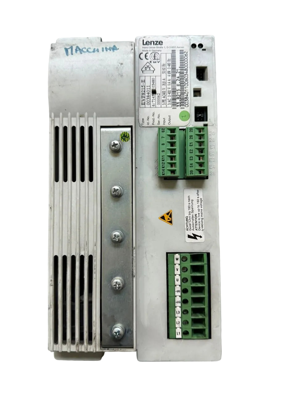 Lenze EVF8215-E 4kW 3×400V AC Frequency Inverter Drive 0–180Hz