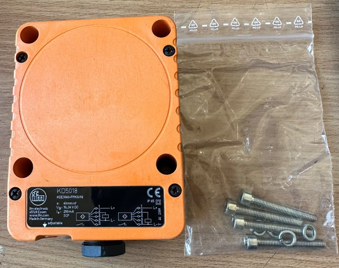 IFM KD5018 KDE3060-FPKG/NI Sensor 10-36VDC IP65