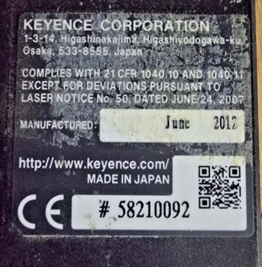 Keyence LJ-V7080 2D/3D Laser Profile Sensor Head High-Speed Measurement