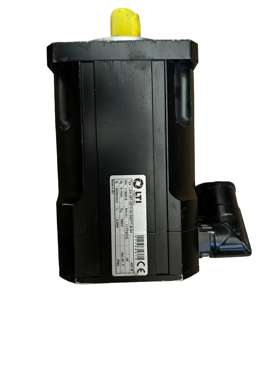 LTi LSN-097-0510-30-560/T1,B,S4 AC Servo Motor 560V 3000 RPM 5.1Nm