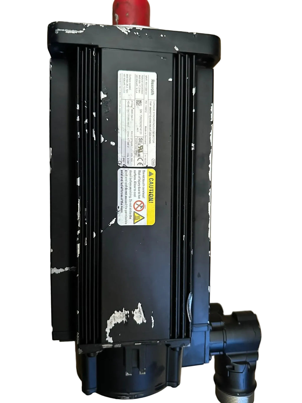 Bosch Rexroth MSK071D-0300-NN-S1-UG0-NNNN 3-Phase PM Servo Motor 600V 17.5Nm