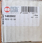Metal Work 1402002 REG 1/2 08 Pneumatic Pressure Regulator 1/2"