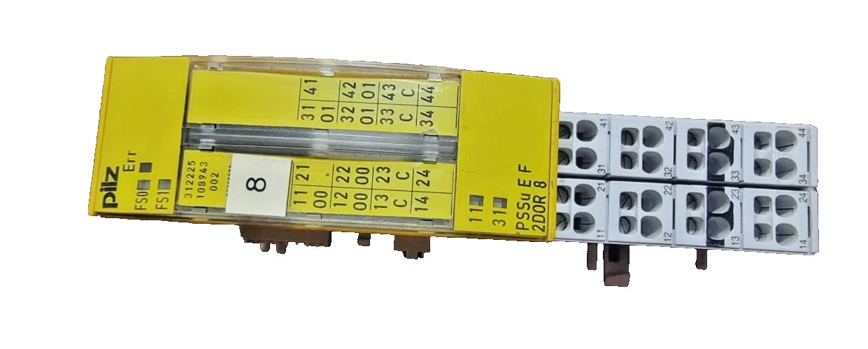 Pilz PSSu E F 2DOR 8 Safety Relay Output Module – Ident No. 312225