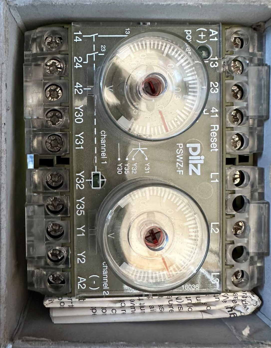 Pilz PSWZ-F 110VAC Safety Relay 2NO/1NC