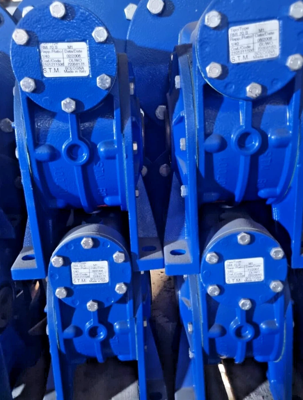 STM RMI 70 Worm Gear Reducer 40:1 Ratio – Made in Italy