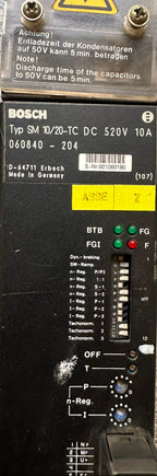 Bosch SM 10/20-TC DC Servo Drive Controller 520V 10A 060840-204
