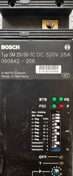 Bosch SM 25/50-TC DC Servo Drive Controller 520V 25A 060842-206