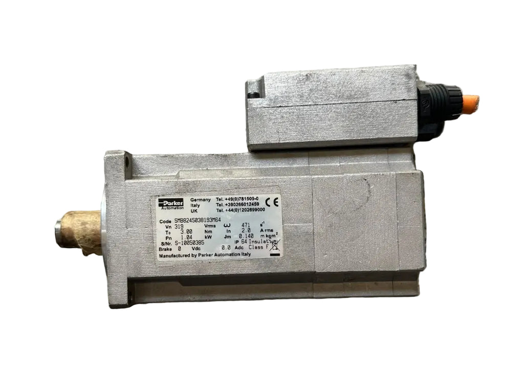 Parker Automation SMB8245038193M64 Brushless AC Servo Motor 1.04kW 319V 3Nm IP64