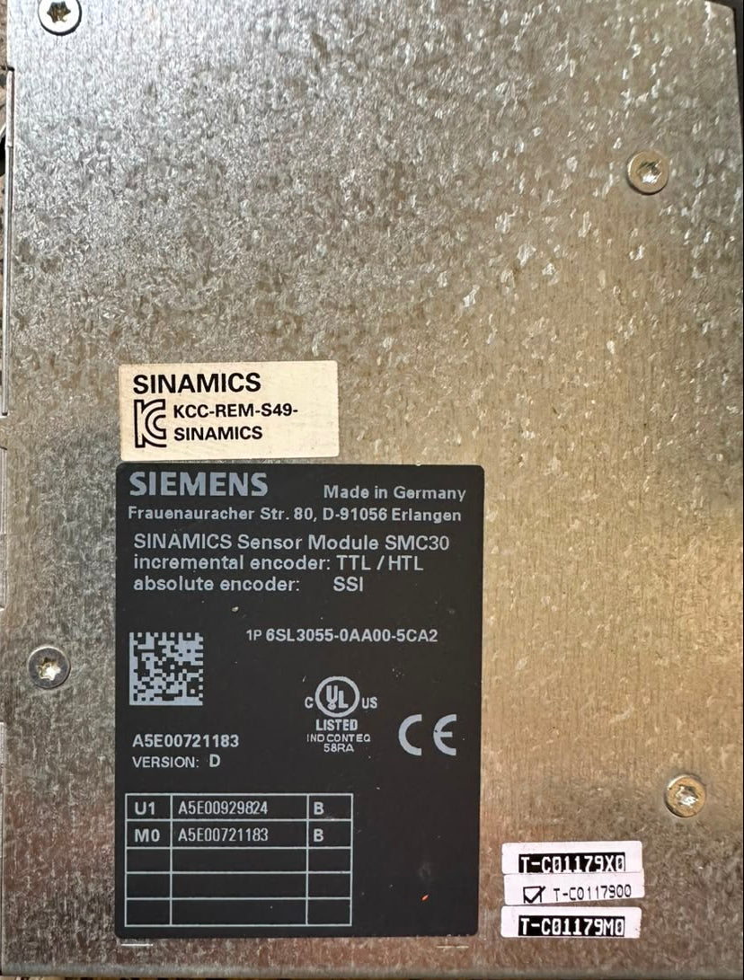 Siemens SINAMICS SMC30 6SL3055-0AA00-5CA2 Sensor Module for TTL HTL SSI Encoders