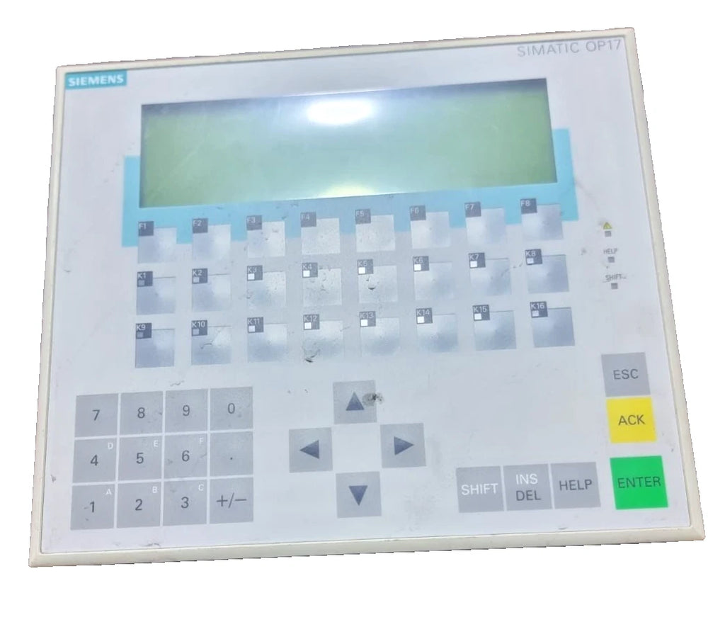 Siemens SIMATIC OP17-DP Operator Panel HMI 6AV3617-1JC20-0AX1