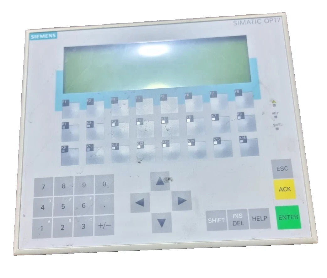Siemens SIMATIC OP17-DP Operator Panel HMI 6AV3617-1JC20-0AX1