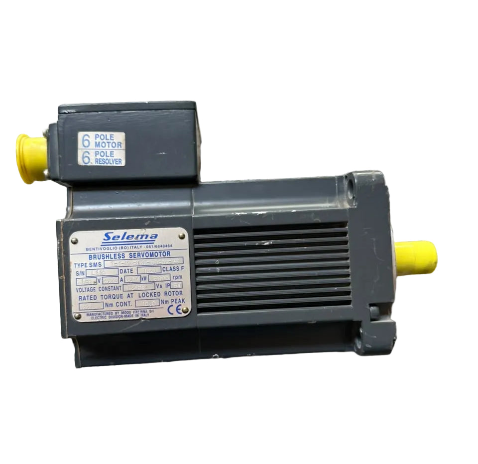 Selema SMS T-1-M2-030-00-02-43 Brushless Servo Motor 0.54kW 3000 RPM 180V