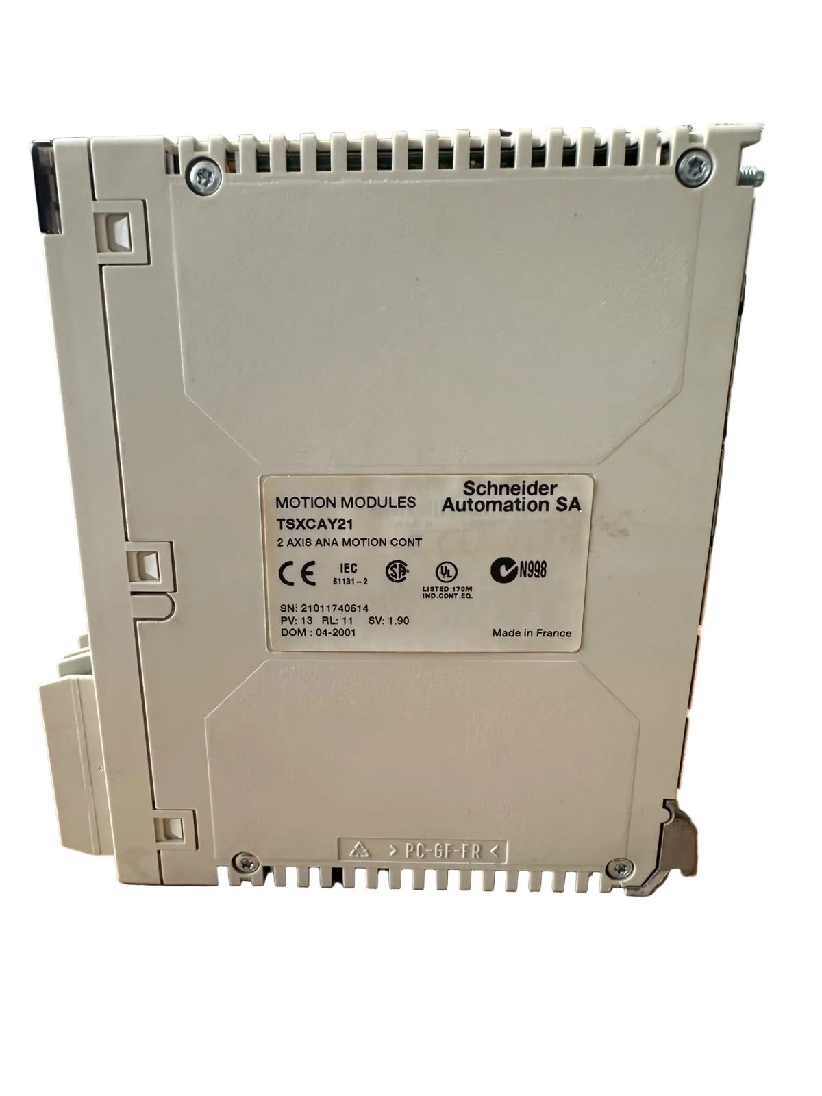 Schneider Electric Modicon Premium TSXCAY21 2-Axis Analog Motion Module