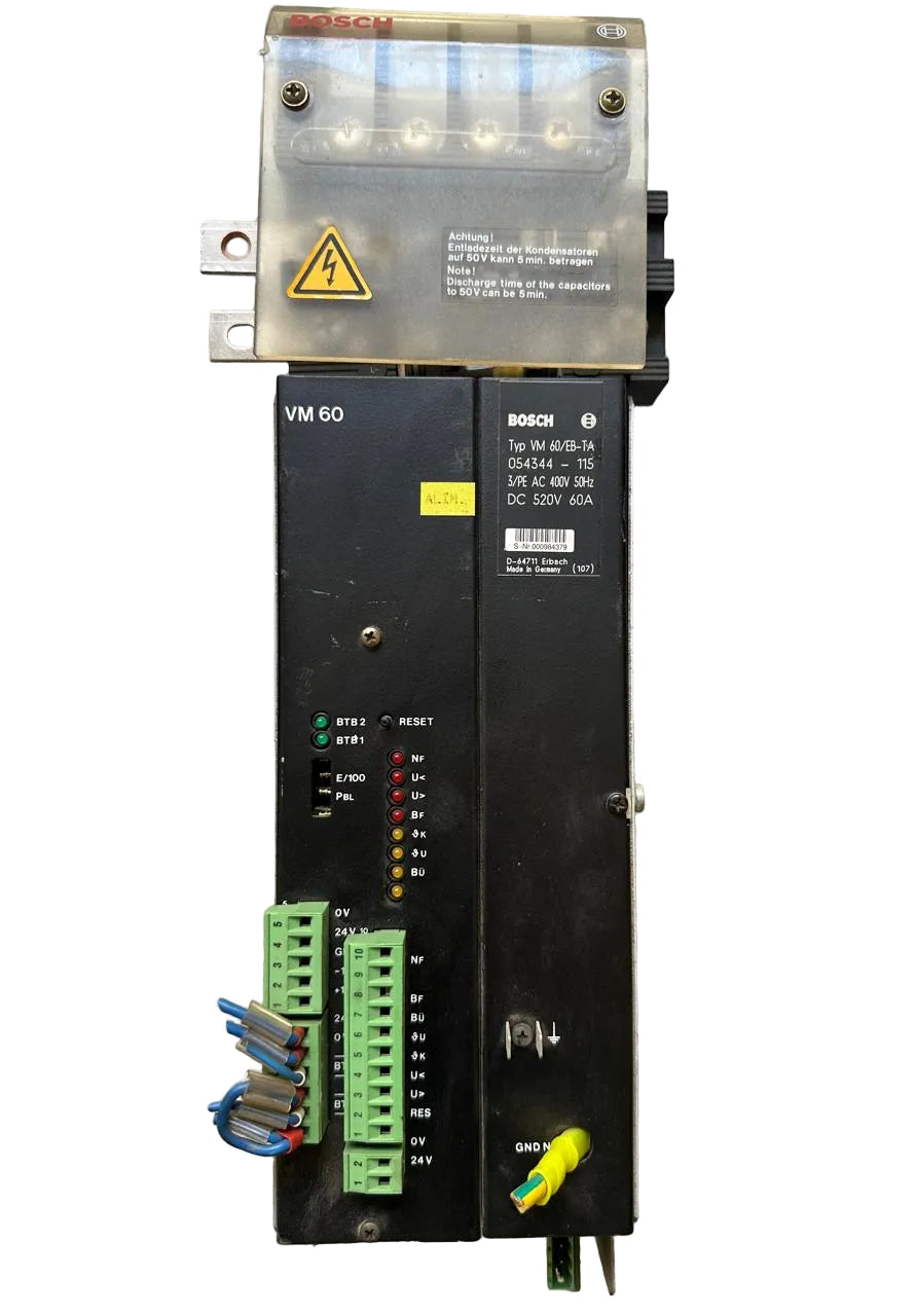 Bosch VM 60/EB-TA Power Supply Module 400VAC 60A DC 520V 054344-115
