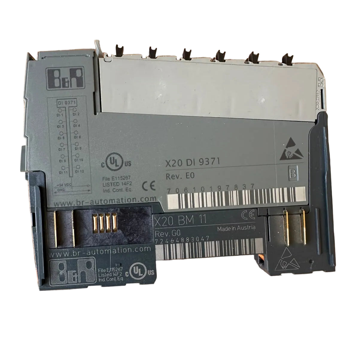 B&R X20DI9371 X20 Digital Input Module with X20BM11