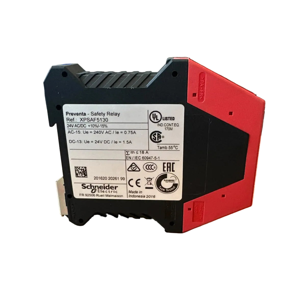 Schneider Electric Preventa XPSAF5130 Safety Relay 24V AC/DC