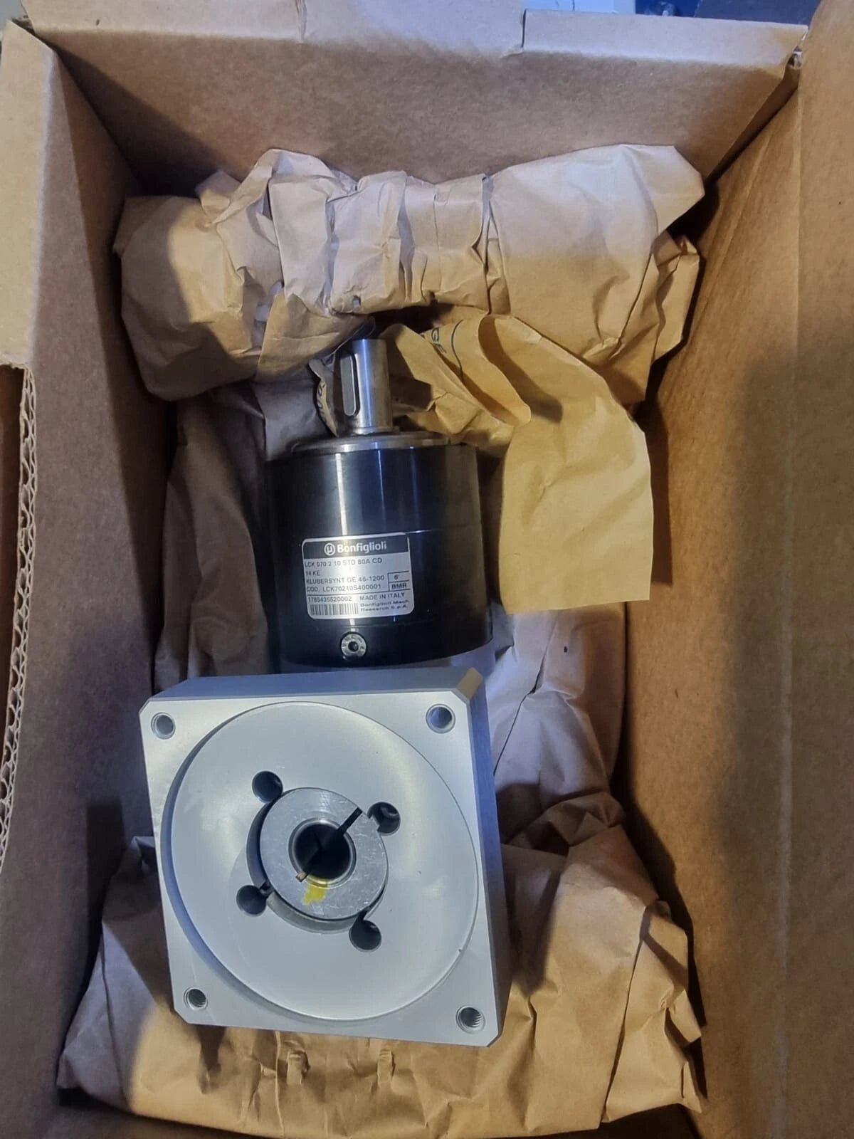 Bonfiglioli LCK 070 2 10 STD 80A CD Right Angle Gear Reducer 14:1 Ratio