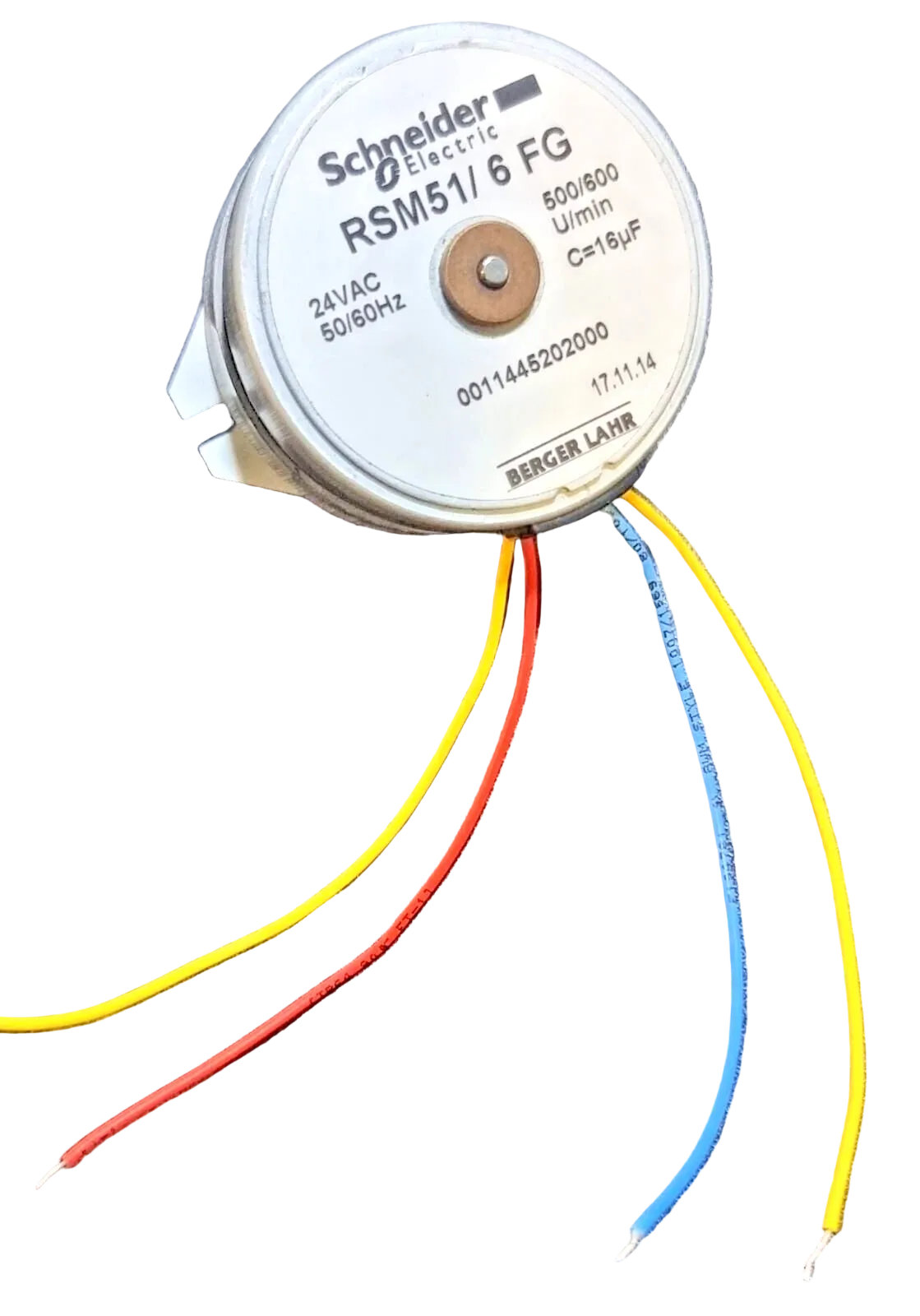 Schneider Electric RSM51I6FG Synchronous Gear Motor 24VAC 500/600 RPM